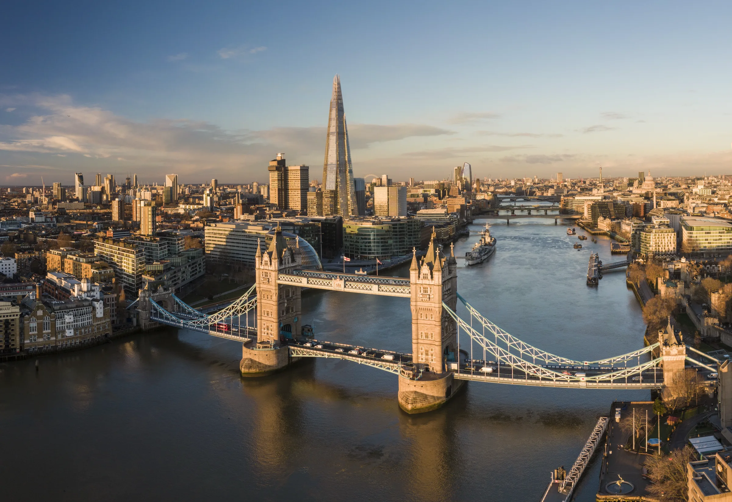 London Tower Bridge over the River Thames — luxury England travel with Eventra Bespoke